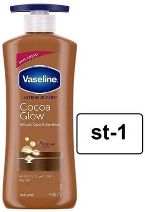 Vaseline Cocoa Glow With Pure Cocoa & Shea Butter 400ml Body Lotion Pack1