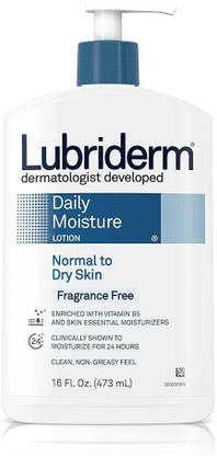 Lubriderm Daily moisture body lotion with vitamin B5 , Normal to dry skin 473ml