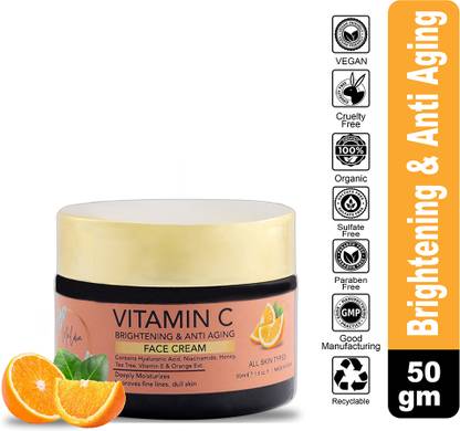 Muloha Vitamin C Face Cream For Men and Women, All Skin Types