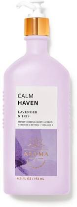 BATH & BODY WORKS CALM HAVEN Lavender Iris Moisturizing Body Lotion