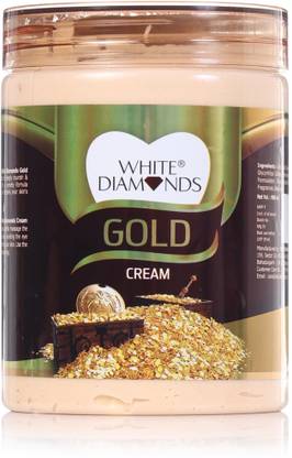 White Diamonds Gold Cream – Nourishing Glow & Deep Moisturization | Soft, Radiant Skin (900 ml)