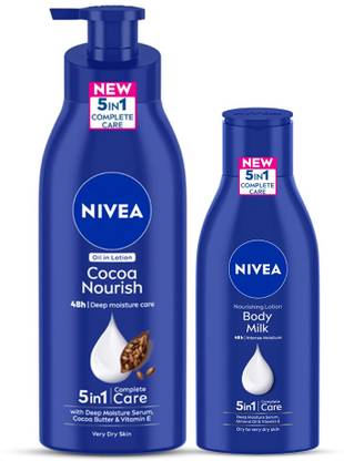 NIVEA Cocoa Nourish and Body Milk Nourishing Lotion