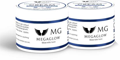 MEGA GLOW Alovera Deep Moisturizer Cream for Glowing Skin 50gm (pack of 2)