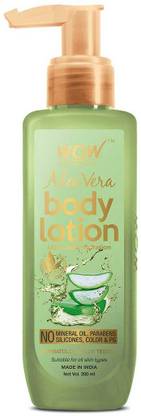 WOW SKIN SCIENCE Aloe Vera Body Lotion – Ultra Light Hydration  (200 ml)
