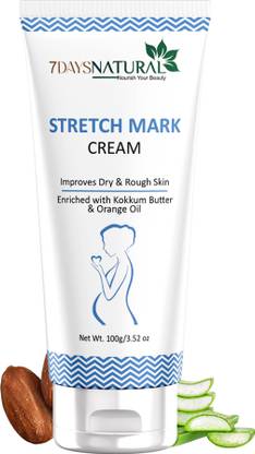 7 डेज़ stretch Cream for Stretch Marks Removal Post Pregnancy fast work
