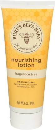 Burt's Bees Baby Bee Fragrance Free Lotion 6 Oz