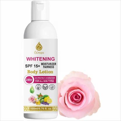 6Drops brightening & Whitening SPF 15+ Fairness(Pack 1) (100 ml)
