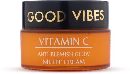 GOOD VIBES Anti Blemish Glow Vitamin C Night Cream For Radiant and Glowing Skin