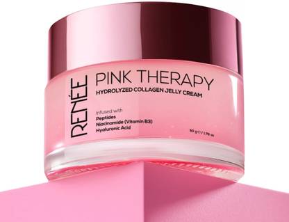 Renee Pink Therapy Hydrolyzed Collagen Overnight Sleeping Jelly Mask, Plumps Skin
