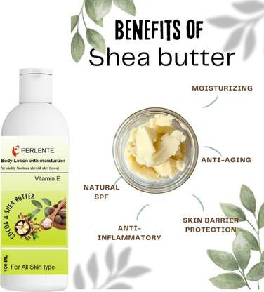 PERLENTE soft Ultra Rich Cocoa Butter & Shea Butter Moisturizing Body VRDN-412