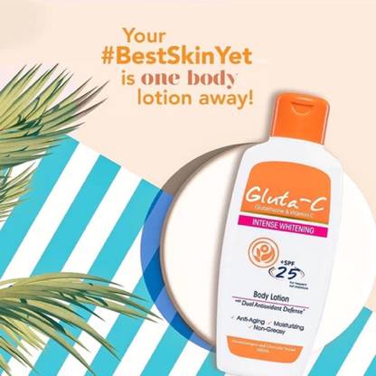 Gluta-C Intense WHITENING Lotion GLUTATHIONE Vitamin C SPF 25 150ml