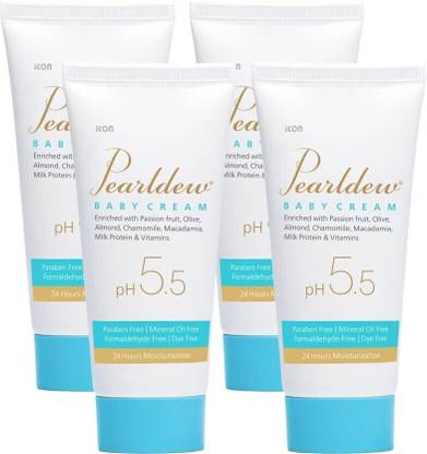 Pearldew Baby Cream 50 gm | With Calendula & Milk Protein | Paraben Free