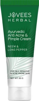 Jovees Herbal Ayurveda Anti Acne & Pimple Cream - Neem & Long Pepper