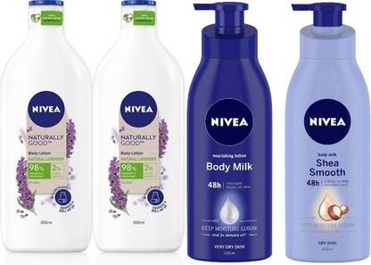 NIVEA Body Milk & Shea Smooth Nourishing Lotion