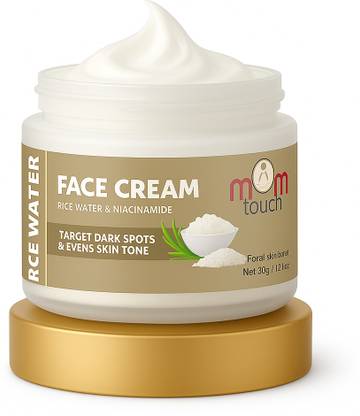 mom touch Rice water Moisturizing Cream Niacinamide Glass-Skin Non-Greasy All type skin