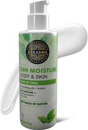 KERABON PROFESSIONAL 24 hrs Body and Skin Moisturizer | Infused with 7 Nourishing Oil & Butter
