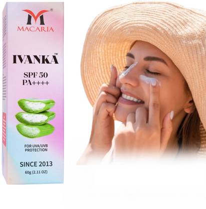 MACARIA Ivanka SPF 50 beach defense sun block Cream | Moisturizer for women dry skin