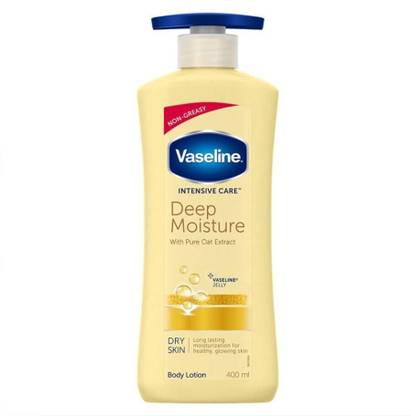 Vaseline DEEP MOISTURE BODY LOTION 400ML PACK OF 1