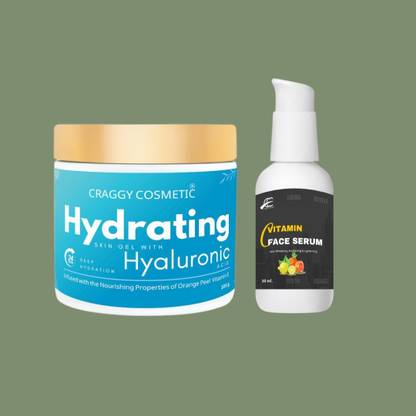 craggy cosmetic Hydrating Gel With Hyaluronic Acid & Vitamin C Serum