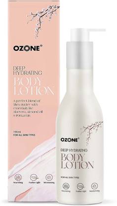 OZONE Deep Hydrating Body Lotion Nourishing & Light Formula Non-Sticky Finish For