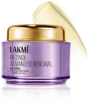 Lakmé Retinol Advanced Renewal Day Creme Pro-Retinol Peptide Complex + UV Filters