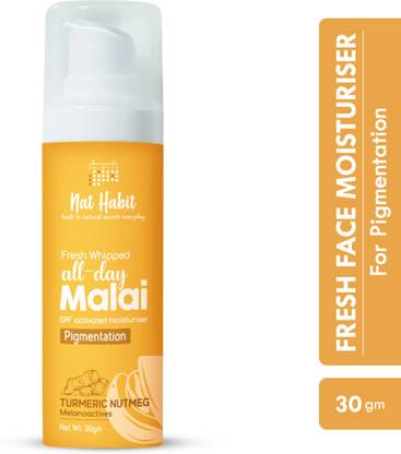 Nat Habit Turmeric Face Moisturizer For Women & Men, Pigmentation,Tan Removal,100% Natural