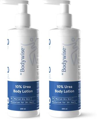 Be Bodywise 10% Urea Body Lotion | 48 Hour Dry Skin Relief | For Dry & Flaky Skin| 200ml x 2