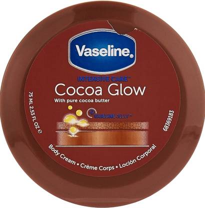 Vaseline Cocoa Glow Body Cream With Pure Cocoa Butter 75mL