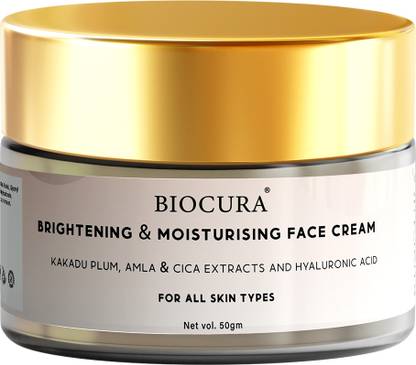 Biocura Brightening Moisturising Face Cream Kakadu Plum , Amla for dark circles