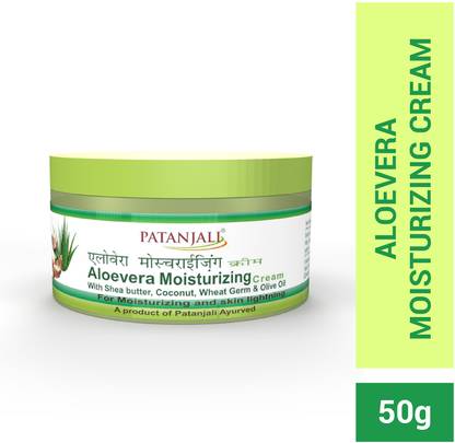 PATANJALI Aloe Vera Moisturizing Cream with Shea Butter, Prevents Dark Spots