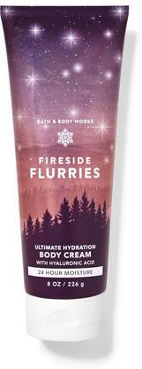 BATH & BODY WORKS FIRESIDE FLURRIES BODY CREAM