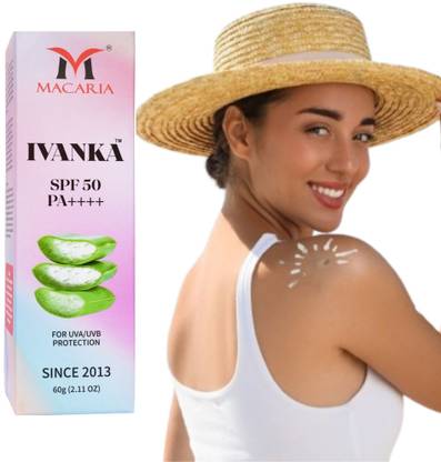 MACARIA Sunscreen - SPF 50 PA++++ Ivanka Spf 50 PA++++ Full body skin whitening Sunscreen for men & women