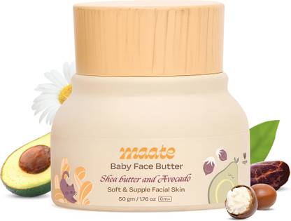 MAATE Baby Face Butter Moisturizes & Protects Skin Enriched Shea Butter & Avocado