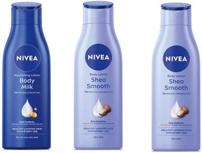 NIVEA 2 Smooth milk & 1 Bodymilk 75mlLotion