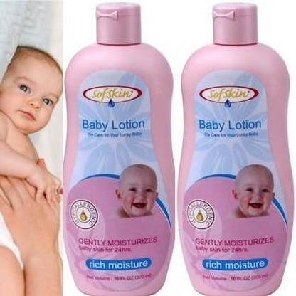 Sofskin (USA Brand) Baby Lotion 300 ml - 2 Nos.