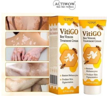 ACTIWOW Vitigo Bee Venom Cream for Minimalist Skincare cream Moisturizer
