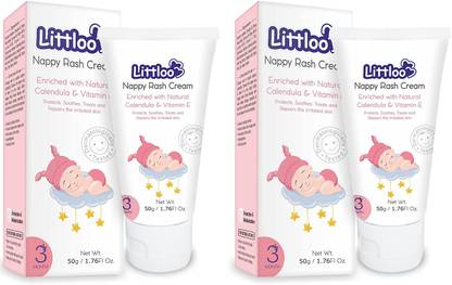 Littloo Nappy Rash Cream| Softness and Soothes| Prevents and Treats Diaper Rashes PO - 2