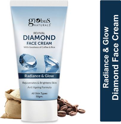 Globus Naturals Revival Diamond Face Cream, For Soft & Glowing Skin