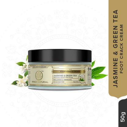 KHADI NATURAL Jasmine & Green Tea Foot Crack Cream with Shea Butter