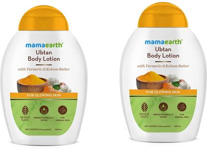 Mamaearth ubtan body lotion 200 ml pack 2 buy one get one