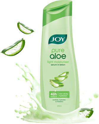 Joy Pure Aloe Light Moisturising Serum Body Lotion | 48Hr Moisturization