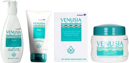 venusia Dr. Reddy's Intensive Lotion 300 g ,Max Cream 150 gm, Bathing Bar 75 gm & Cream