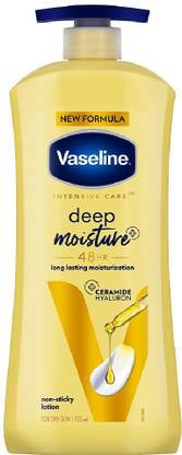 Vaseline Deep Moisture Body Lotion | For Cushion Soft Skin| With Ceramides Hyaluron