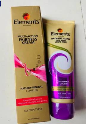 Element MULTI ACTION COMPLEXION CREAM AND RADIANT GLOW FACEWASH COMBO