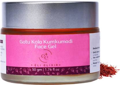 Eli Elixir Gotu Kola Kumkumadi Face Gel with Saffron | Skin Tightening and Brightening