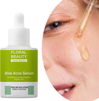 FLORAL BEAUTY Aloe Vera Face Serum: AntiAgeing, Anti-Pimple, Acne-