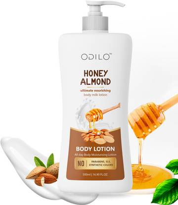 Odilo Honey & Almonds Advanced Nourishing Body Lotion, Normal to Dry skin
