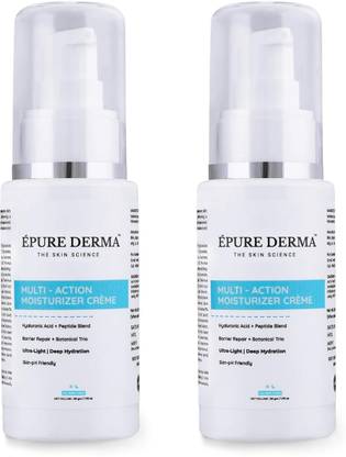 EPURE DERMA Multi- Action Moisturizer Crème| All Skin Types | For Men & Women (50g x 2)