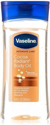 Vaseline Intensive Care Cocoa Radiant Body Gel Oil, 6.8 Ounce