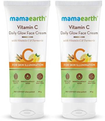 Mamaearth Daily Glow Face Cream With Vitamin C & Turmeric for Skin Illumination